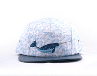 Gnar-Whal the Narwhal 5 panel hat - Dome5