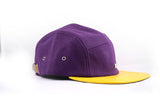 Purp and Yellow 5 panel hat - Dome5